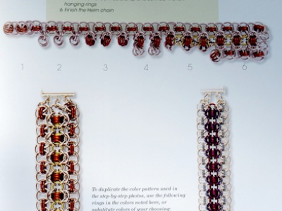 BK2711 Книга Chained 144 стр. Кольчужное плетение.