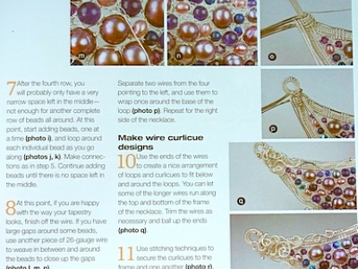BK3048 Книга Weaving Freeform Wire jewelry 114 стр.