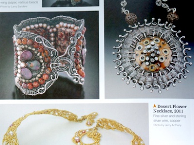BK3048 Книга Weaving Freeform Wire jewelry 114 стр.